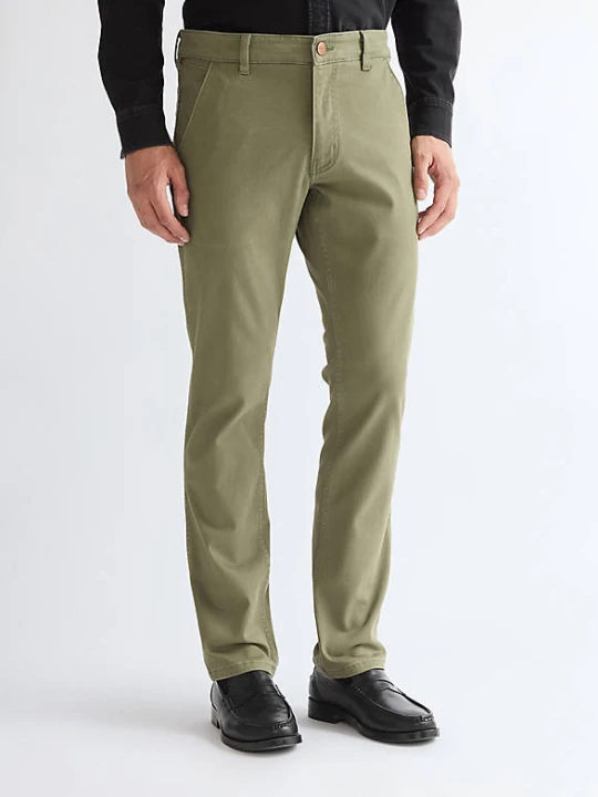 Zdjęcie produktu Wrangler Regular Chino Trousers Dusty Olive Size 42 x32