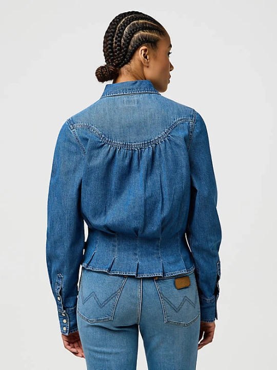 Zdjęcie produktu Wrangler Regular Femme Peplum Shirt Light Hand