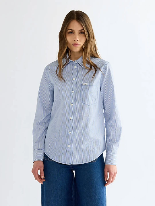 Zdjęcie produktu Wrangler Regular One Pocket Shirt Blue