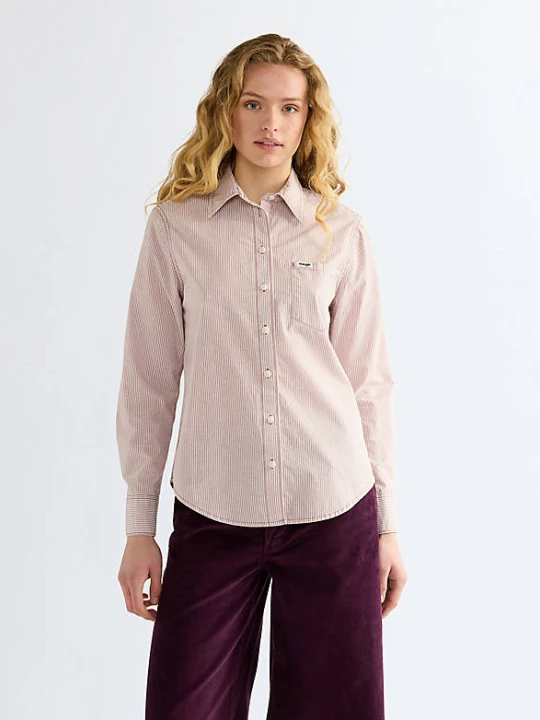 Zdjęcie produktu Wrangler Regular One Pocket Shirt Rose Brown