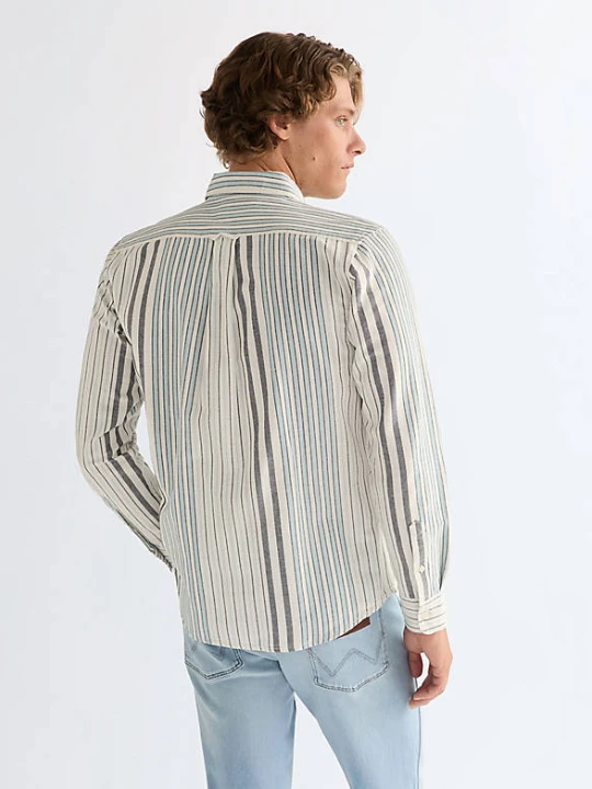 Zdjęcie produktu Wrangler Regular Oxford Shirt White Blue