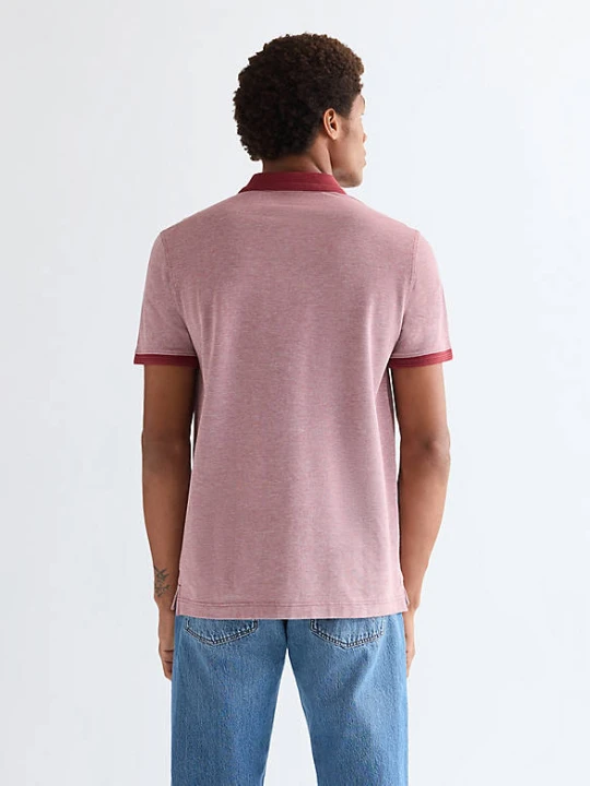 Zdjęcie produktu Wrangler Regular Refined Polo Shirt Ruby Wine