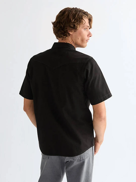Zdjęcie produktu Wrangler Regular Short Sleeve Western Shirt Rinse Black