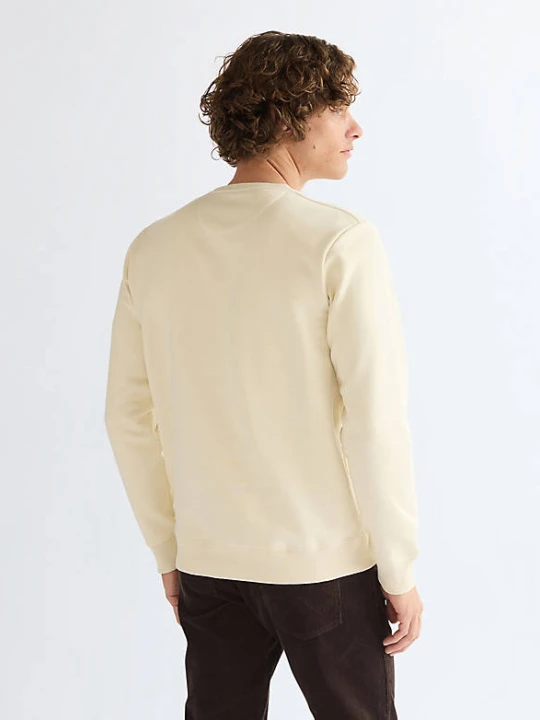 Zdjęcie produktu Wrangler Regular Small Graphic Crew Sweatshirt Almond Milk