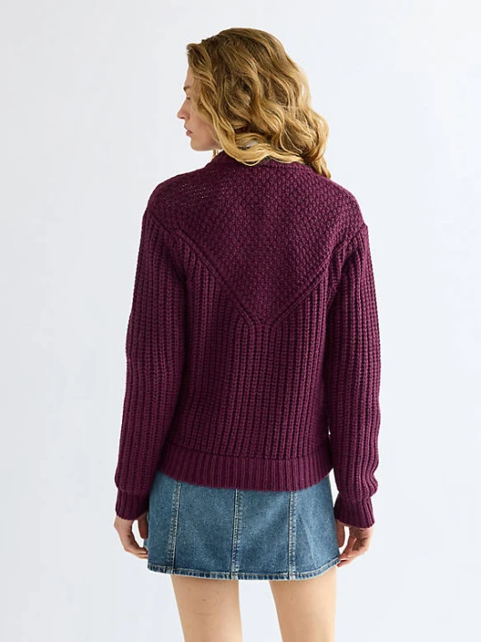 Zdjęcie produktu Wrangler Regular Western Cardigan Potent Purple