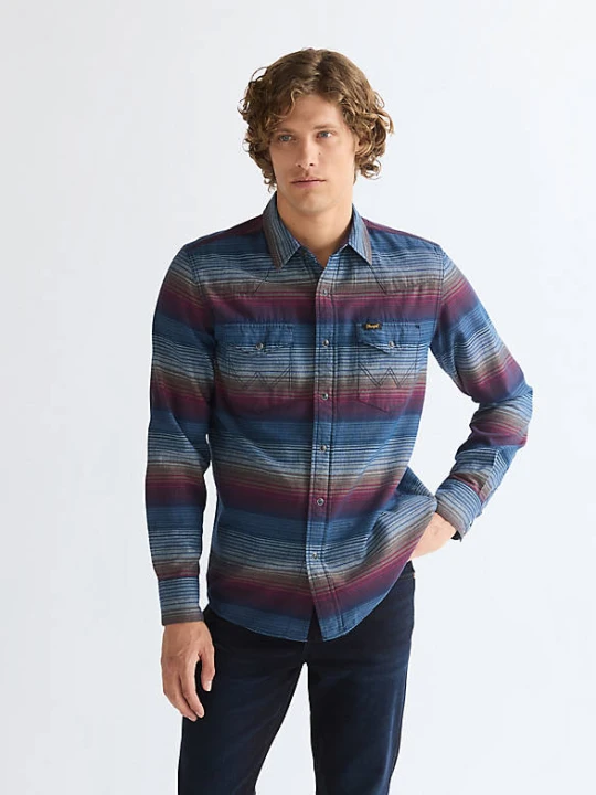 Zdjęcie produktu Wrangler Regular Western Shirt Dark Americana