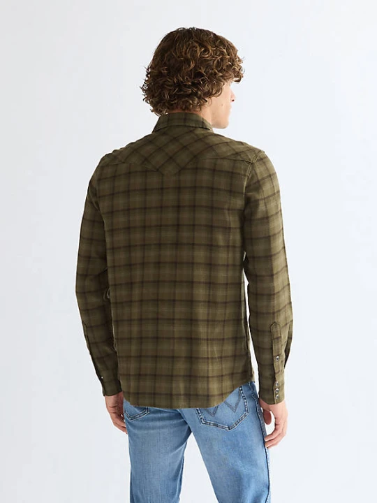 Zdjęcie produktu Wrangler Regular Western Shirt Olive Night