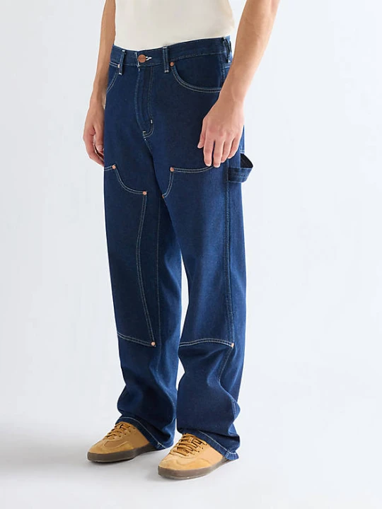 Zdjęcie produktu Wrangler Relaxed Carpenter Double Knee Lightweight Jean Rinsed Size 38 x32