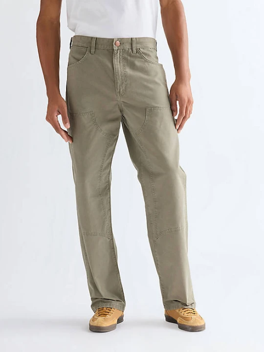 Zdjęcie produktu Wrangler Relaxed Carpenter Double Knee Trousers Dusty Olive Size 36 x34