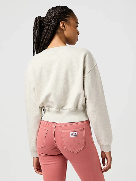 Zdjęcie produktu Wrangler Relaxed Cropped Sweatshirt Oat