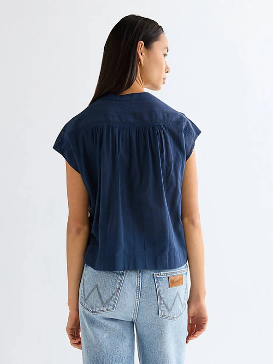 Zdjęcie produktu Wrangler Relaxed Drop Shoulder Shirt Navy