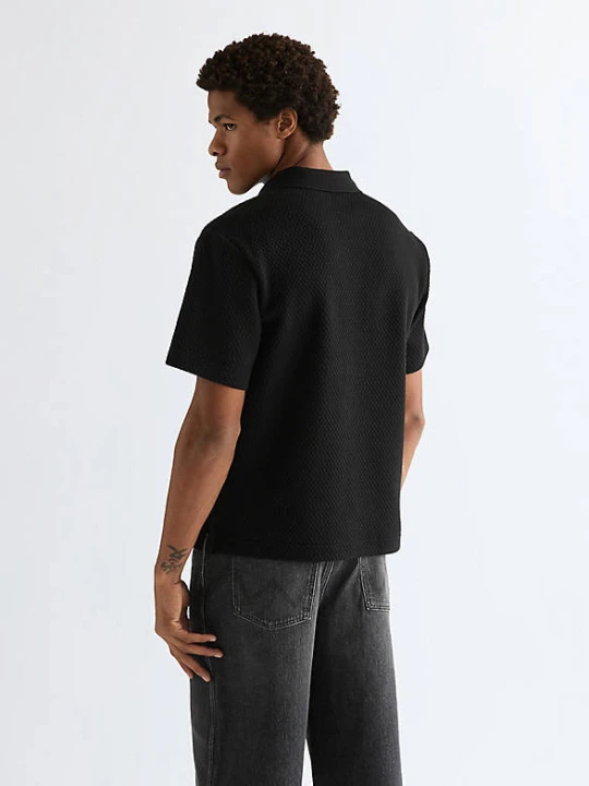 Zdjęcie produktu Wrangler Relaxed Polo Sweater Black