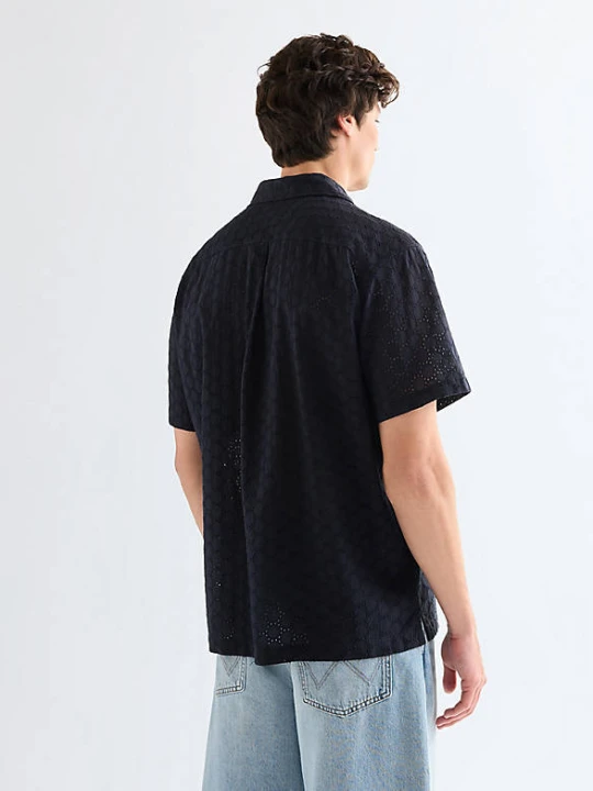 Zdjęcie produktu Wrangler Relaxed Short Sleeve Resort Shirt Dark Navy