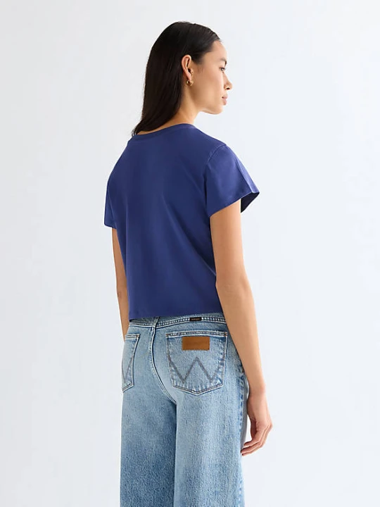 Zdjęcie produktu Wrangler Slim Baby Tee Deep Cobalt