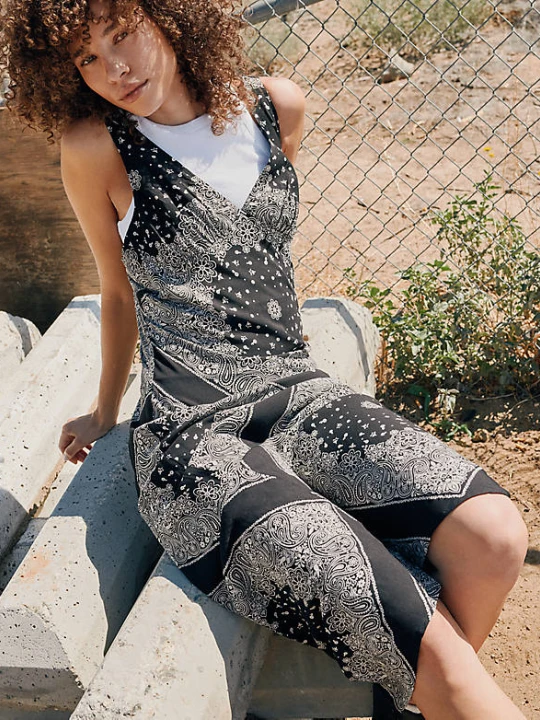 Zdjęcie produktu Wrangler Slim Bias Slip Dress Faded Black