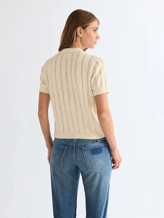 Zdjęcie produktu Wrangler Slim One Pocket Polo Shirt Birch