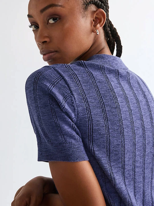Zdjęcie produktu Wrangler Slim One Pocket Polo Shirt Deep Cobalt