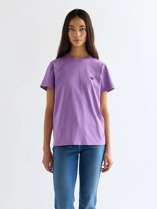 Zdjęcie produktu Wrangler Slim Sign Off Tee Bellflower