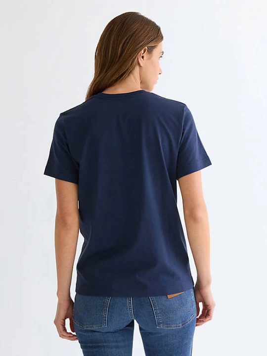 Zdjęcie produktu Wrangler Slim Sign Off Tee Dark Navy