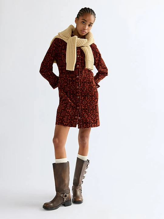 Zdjęcie produktu Wrangler Slim Western Dress Cross Stitch Floral