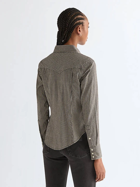 Zdjęcie produktu Wrangler Slim Western Shirt Black