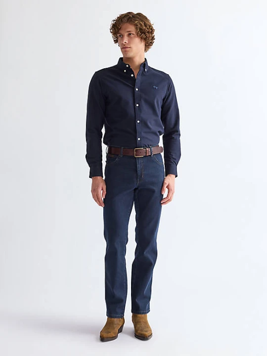 Zdjęcie produktu Wrangler Structured Leather Belt Brown