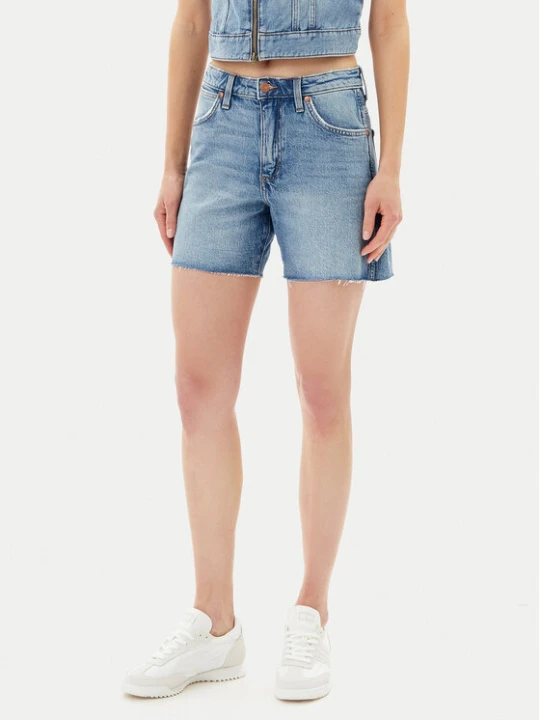 Zdjęcie produktu Wrangler Szorty jeansowe Cowboy 112362703 Niebieski Relaxed Fit