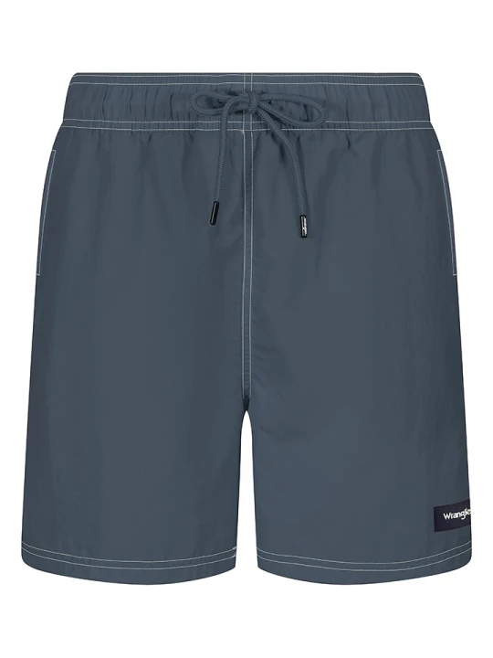 Zdjęcie produktu Wrangler Szorty kąpielowe "Calico" w kolorze niebieskoszarym rozmiar: XL