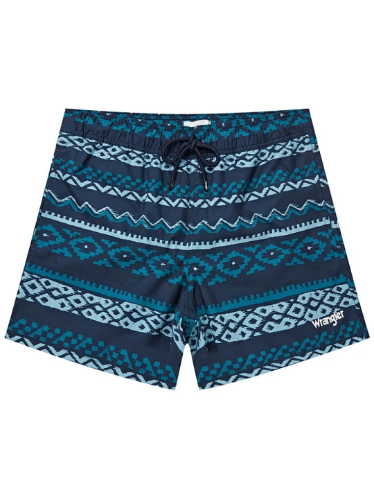 Zdjęcie produktu Wrangler Szorty kąpielowe "Tulip" w kolorze granatowym rozmiar: XL