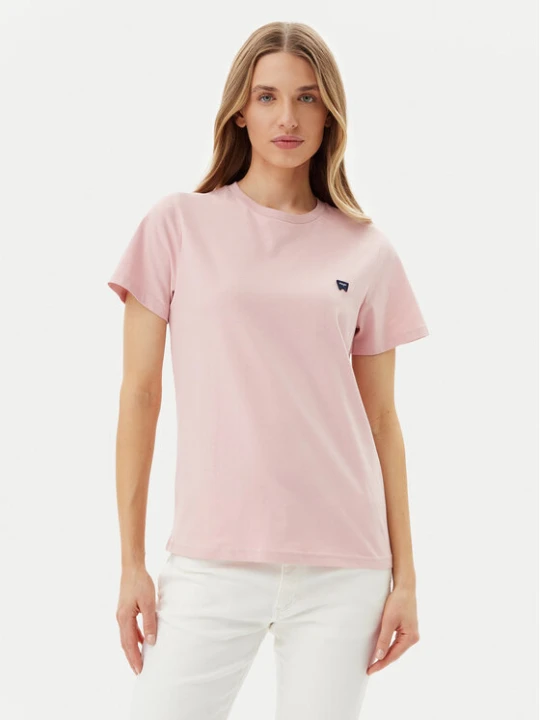 Zdjęcie produktu Wrangler T-Shirt 112362576 Różowy Regular Fit