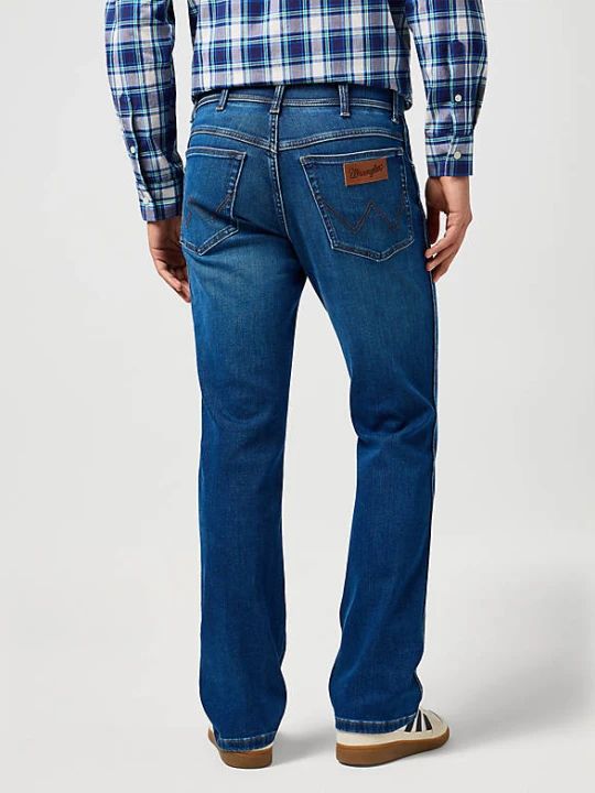 Zdjęcie produktu Wrangler Texas Medium Stretch Straight Jean Verdant Tone Size 28 x32
