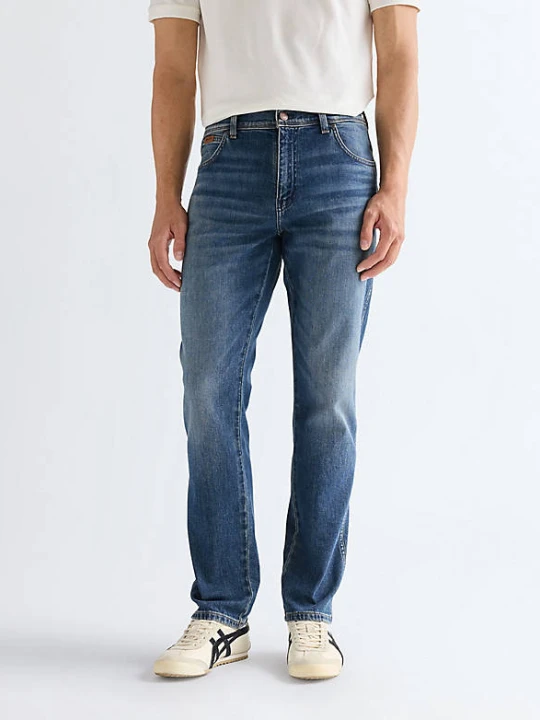 Zdjęcie produktu Wrangler Texas Slim Toughlite Low Stretch Jean Rust Belt Size 42 x32