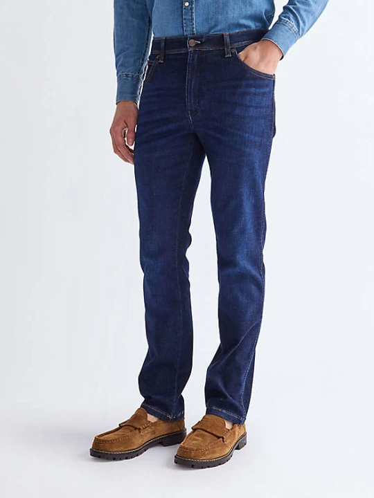 Zdjęcie produktu Wrangler Texas Straight High Stretch Jean Rustic Navy Size 48 x34