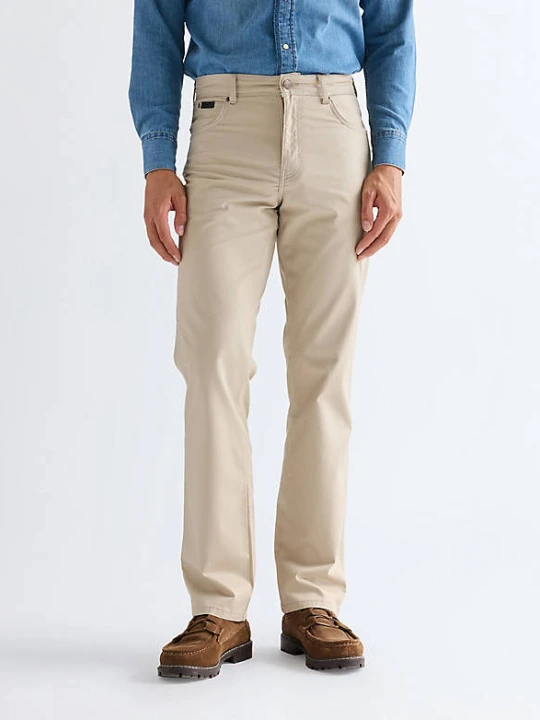 Zdjęcie produktu Wrangler Texas Straight Lightweight Trousers Plaza Taupe Size 33 x30
