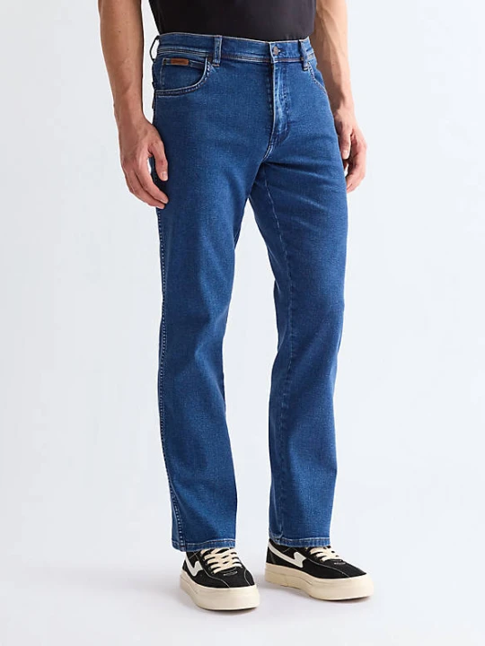 Zdjęcie produktu Wrangler Texas Straight Medium Stretch Jean Midnight Shadow Size 48 x34