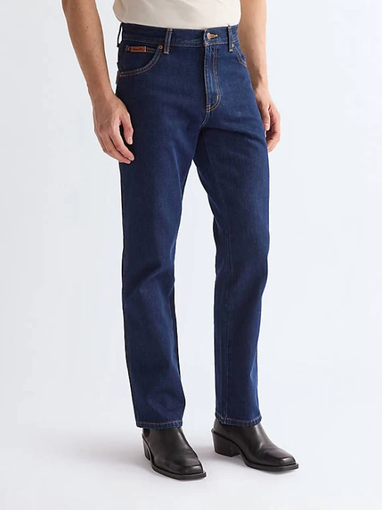 Zdjęcie produktu Wrangler Texas Straight Non Stretch Jean Darkstone Size 42 x36