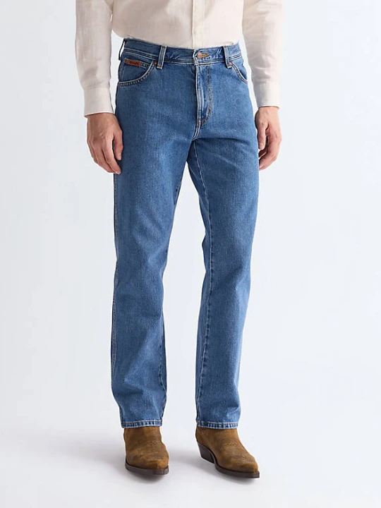 Zdjęcie produktu Wrangler Texas Straight Non Stretch Jean Stonewash Size 40 x36
