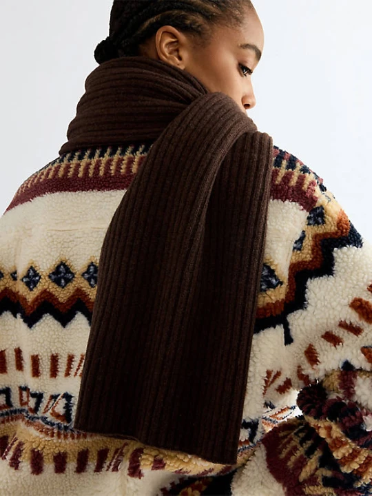 Zdjęcie produktu Wrangler Wool Scarf Chocolate Torte