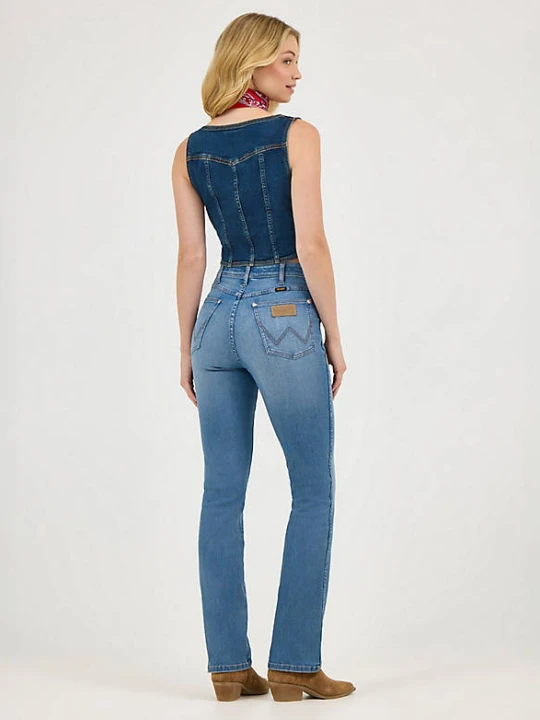 Zdjęcie produktu Wrangler Wrangler Lainey Wilson Blue Boot Huggers Wrangler Blue Wash Size 32 x32