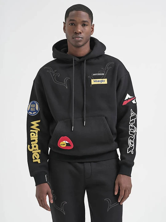 Zdjęcie produktu Wrangler Wrangler® x Avirex® Hoodie Black