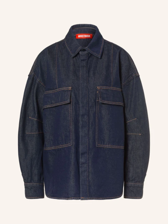 Zdjęcie produktu Wrstbhvr Bluzka Jeansowa Oversize Bets v2 blau GRANATOWY