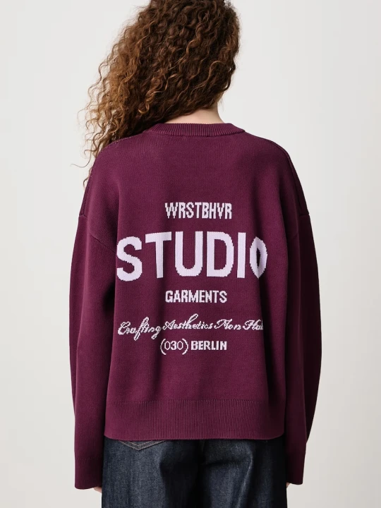 Zdjęcie produktu WRSTBHVR GARM sweter bawełniany damski