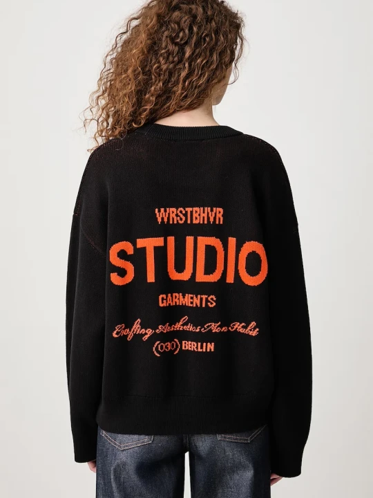Zdjęcie produktu WRSTBHVR GARM sweter bawełniany damski