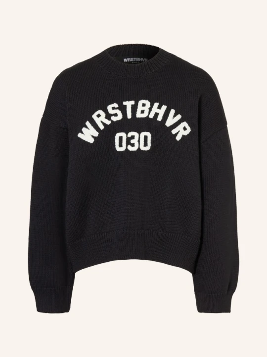 Zdjęcie produktu Wrstbhvr Sweter Oversize Luna schwarz