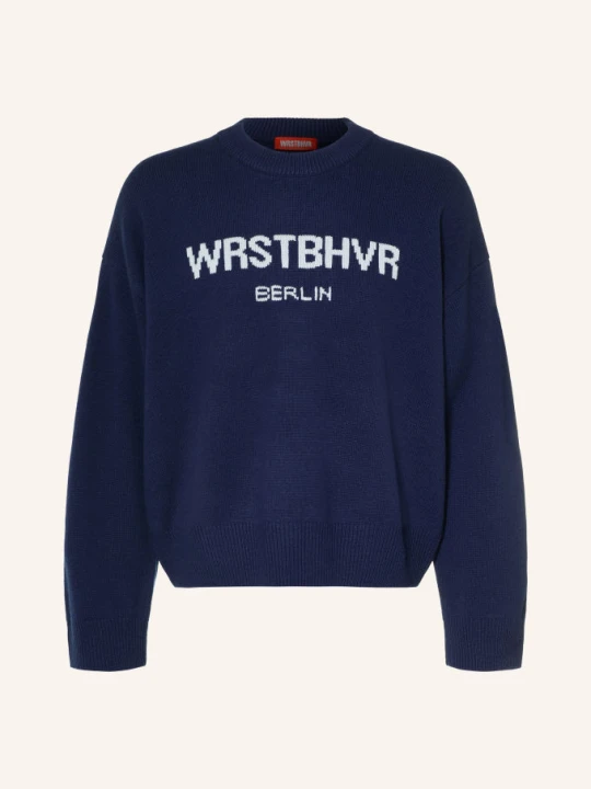 Zdjęcie produktu Wrstbhvr Sweter Z Wełny Merynosowej blau