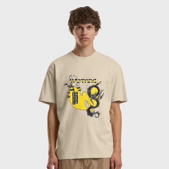 Zdjęcie produktu Wu Tang Dragon Oversize Tee Mister Tee beż