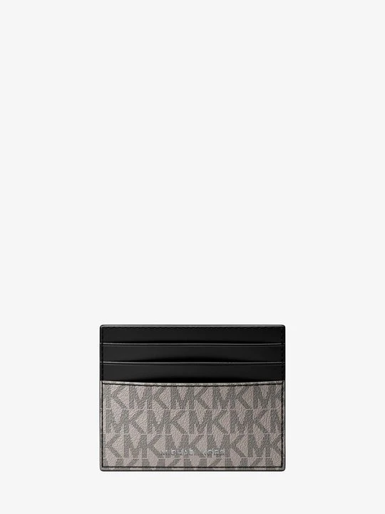 Zdjęcie produktu Wydłużone etui na karty Hudson z charakterystycznym logo Michael Kors NIKLOWY (Srebrny)