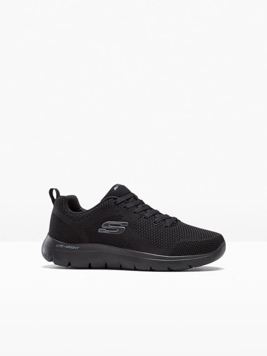 Zdjęcie produktu Wygodne sneakersy marki Skechers z pianką memory BonPrix czarny