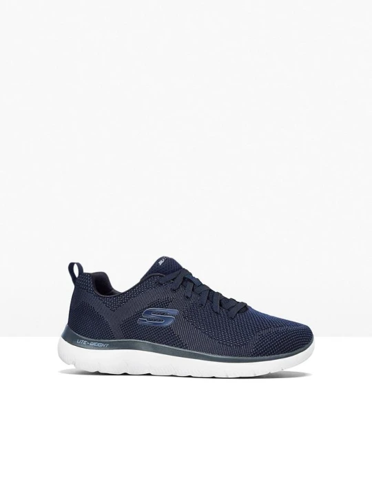 Zdjęcie produktu Wygodne sneakersy marki Skechers z pianką memory BonPrix niebieski