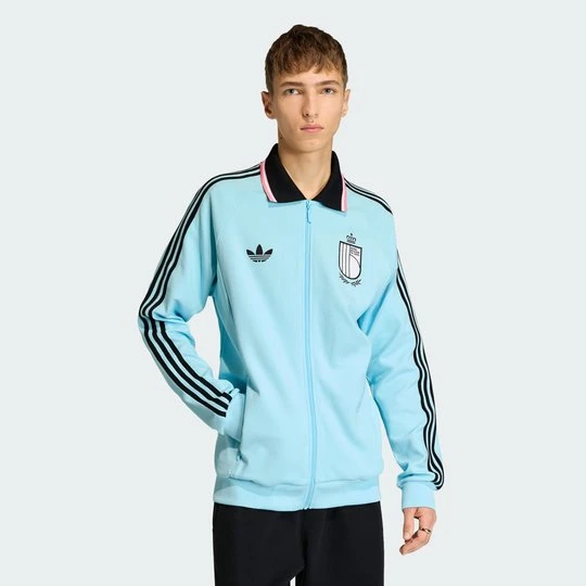 Zdjęcie produktu Wyjazdowa bluza reprezentacyjna Belgia Adidas Frozen Blue